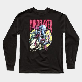 Mind Flayer  (Black Print) Long Sleeve T-Shirt